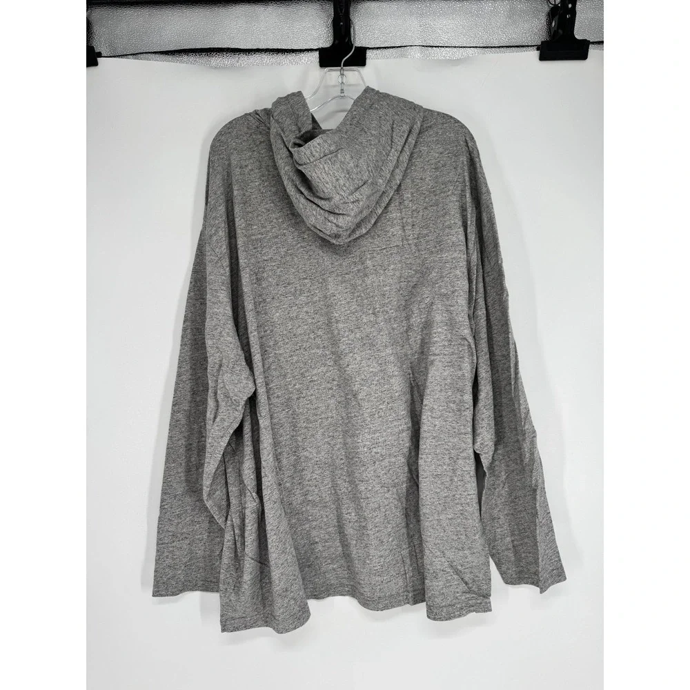 Polo Ralph Lauren Lightweight Hoodie Hooded T Shirt 3XL Big 3XB Pony Logo Grey